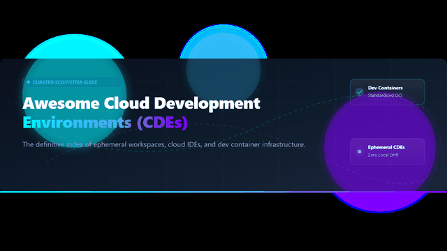 Awesome-Cloud-Development-Environments