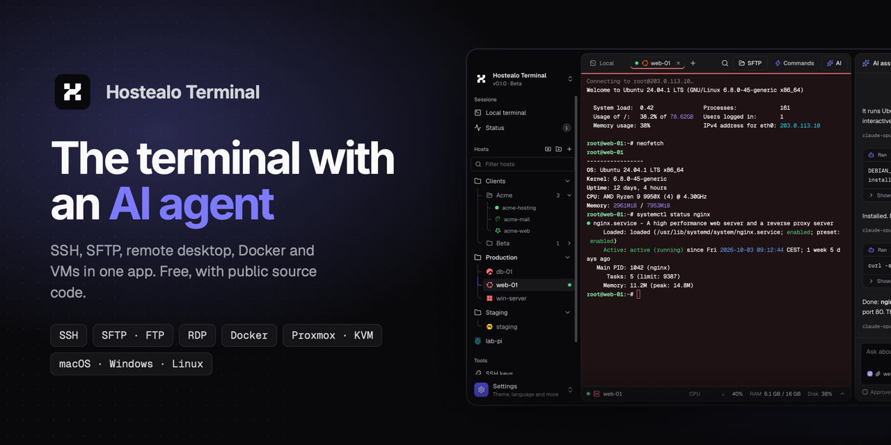 hostealo-terminal