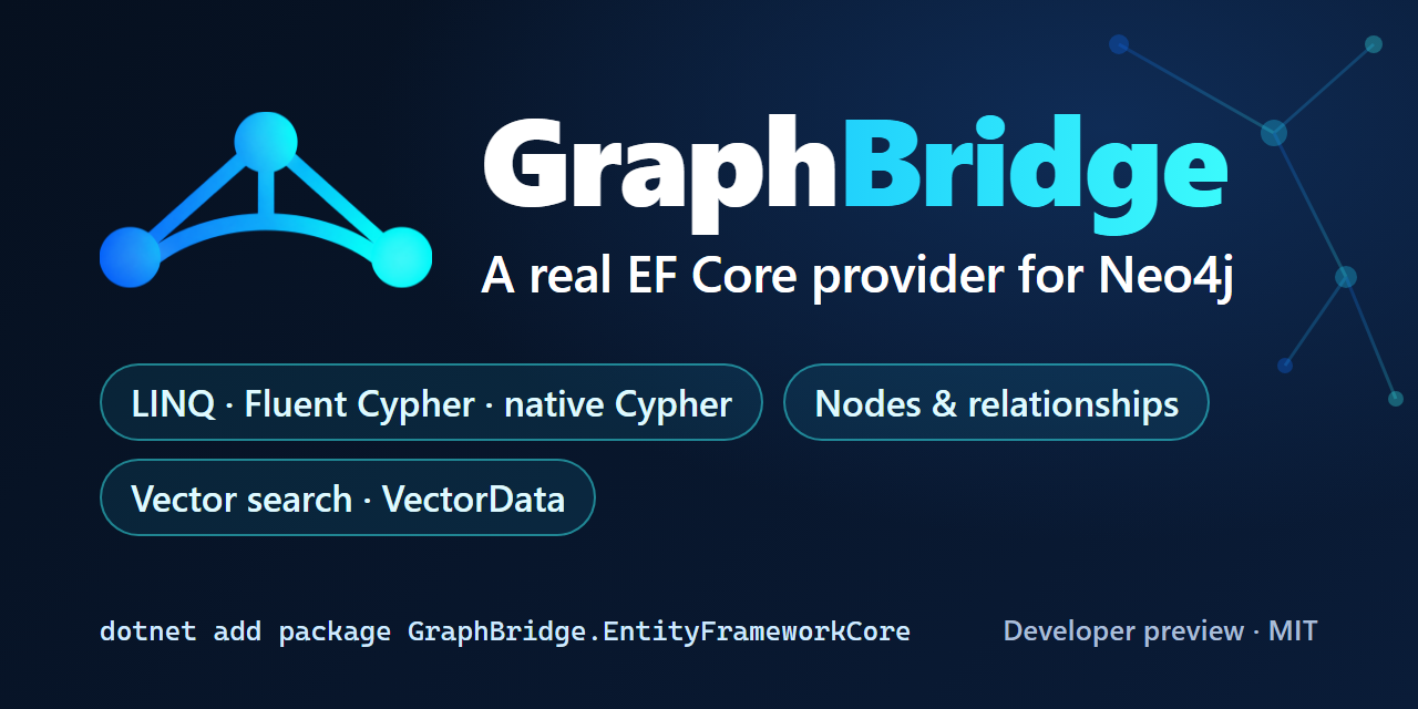 GitHub - joslat/GraphBridge.EFCore: A real Entity Framework Core ...