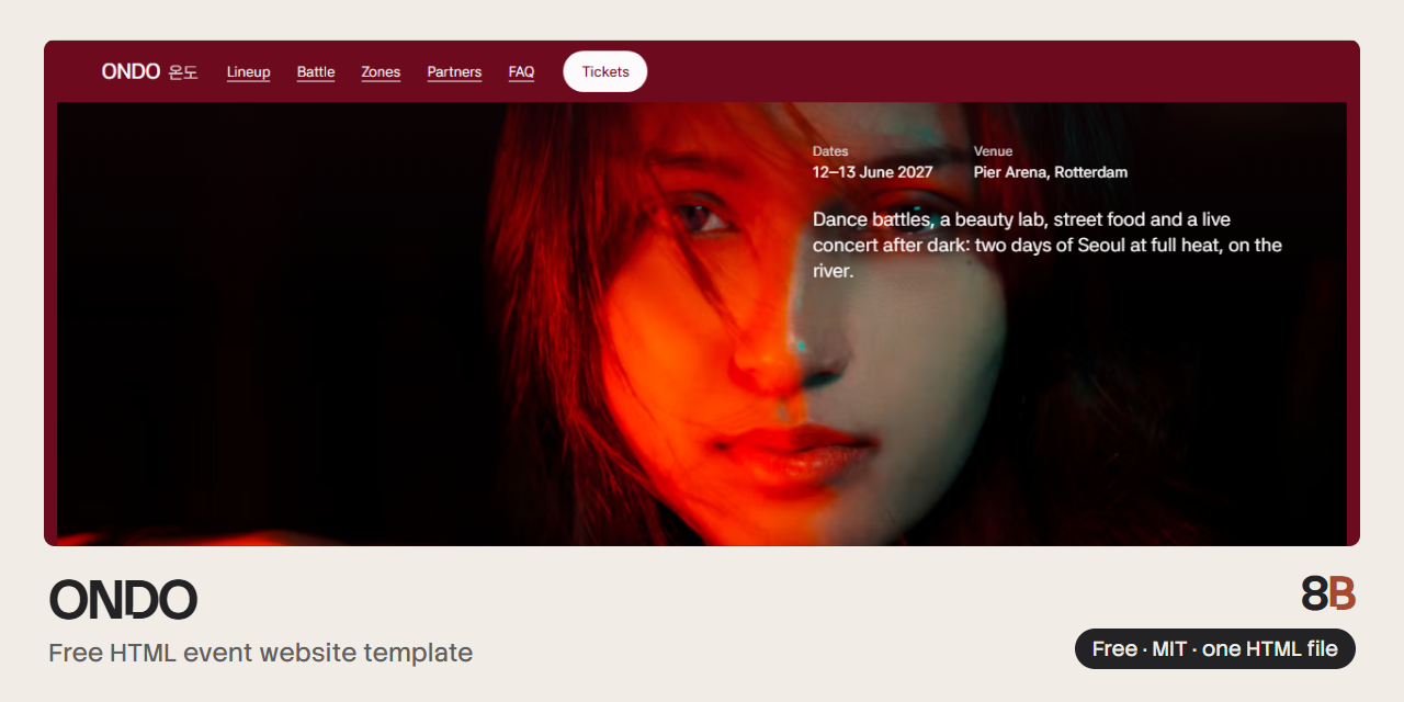 event-website-template