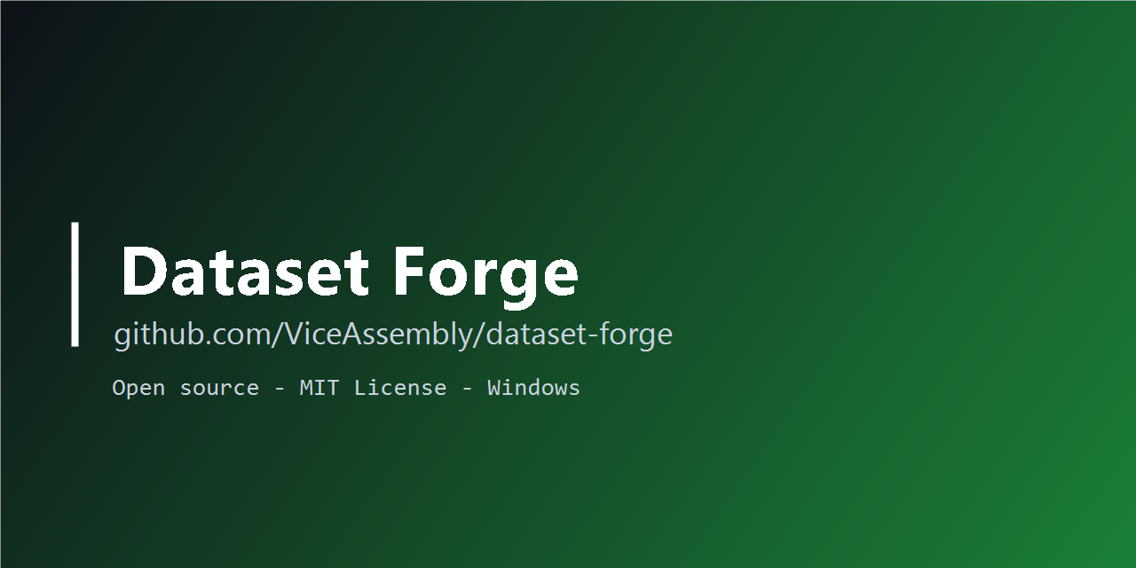 dataset-forge