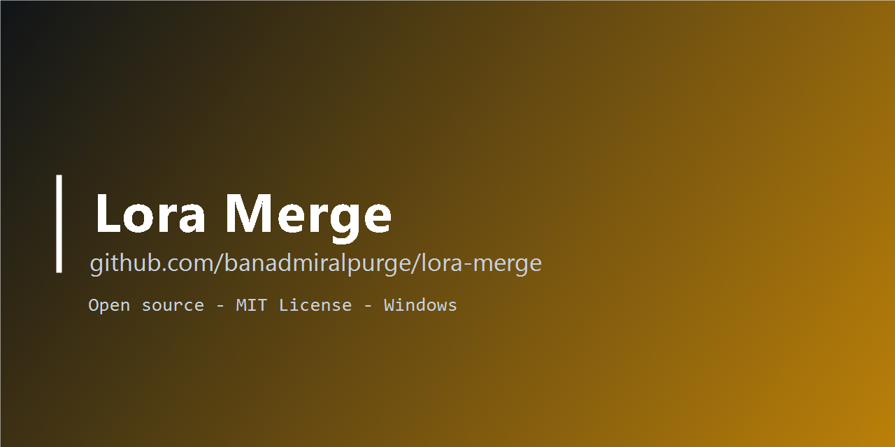 lora-merge