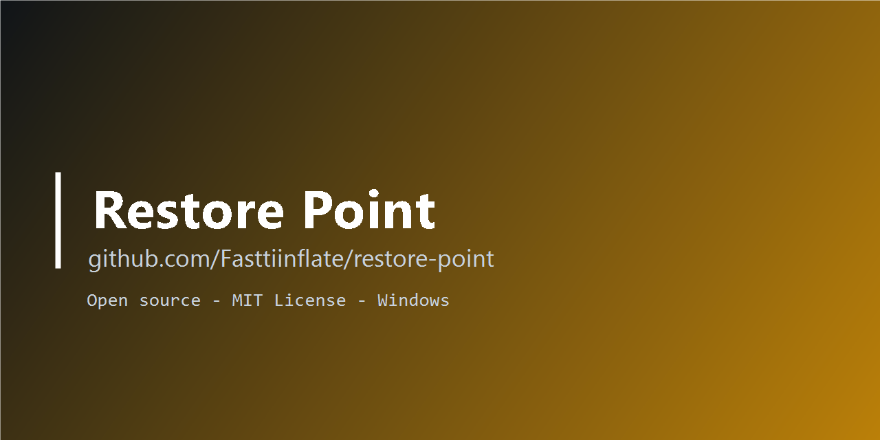 restore-point