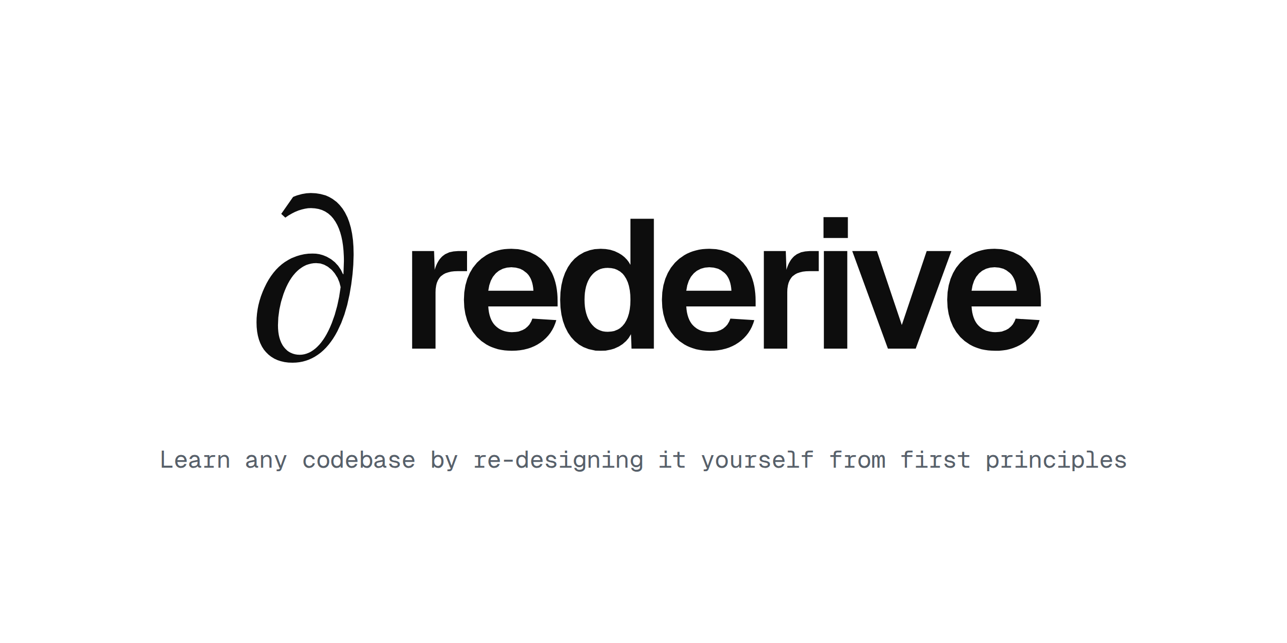 rederive