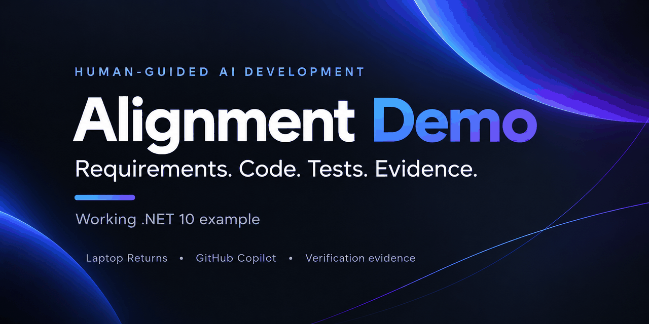 GitHub - IrishChieftain/alignment-demo: A working .NET 10 demonstration ...