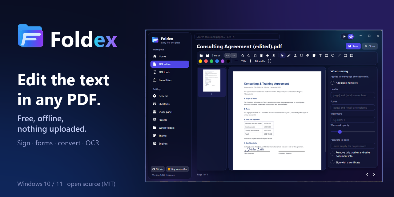 Foldex