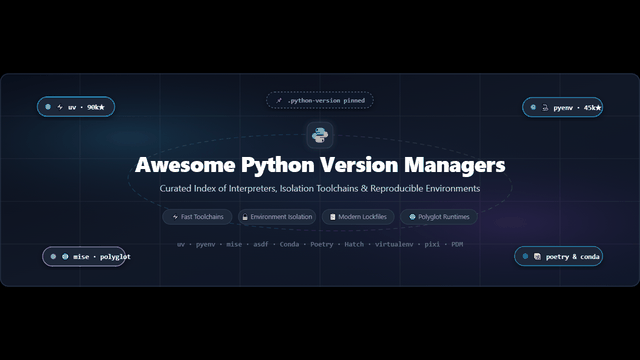 Awesome-Python-Version-Managers