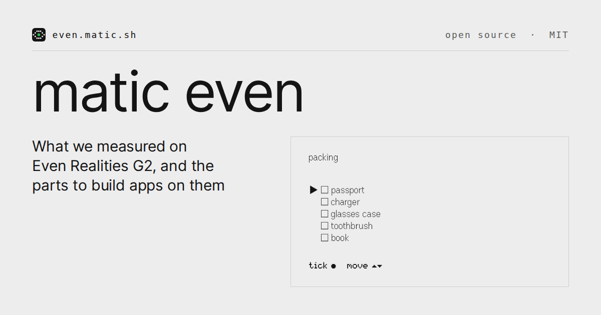matic-even