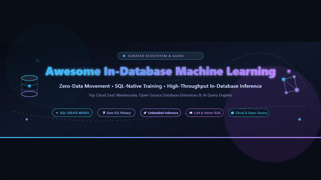 Awesome-In-Database-Machine-Learning