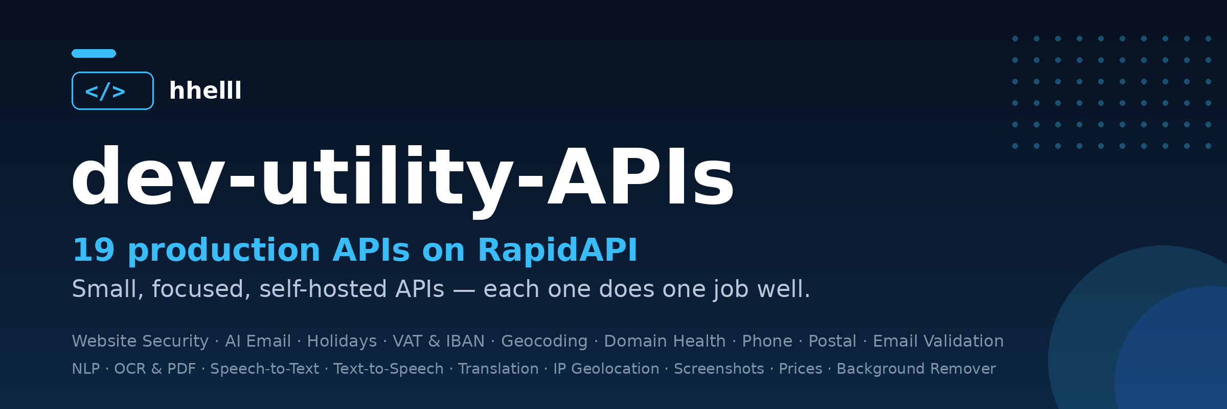 dev-utility-APIs