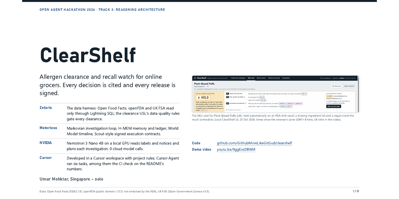 clearshelf