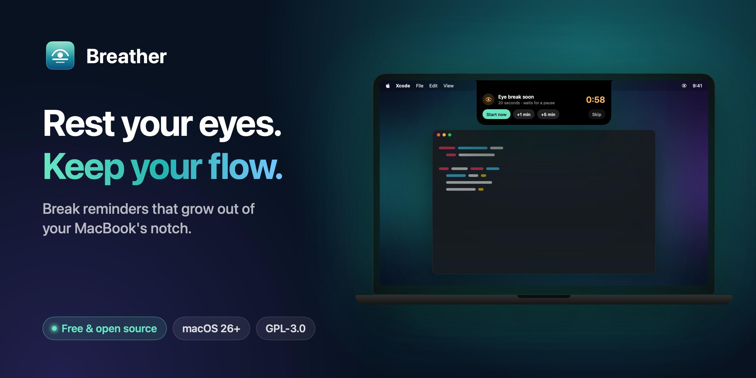 GitHub - jals413/breather: Free, open-source break reminders that live ...