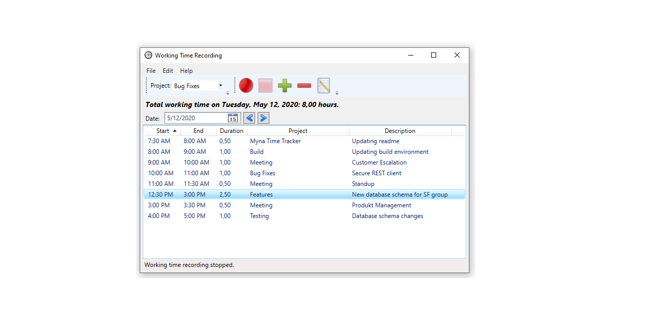 GitHub Nylssoft MynaTimeTracker An Application That Allows To Record