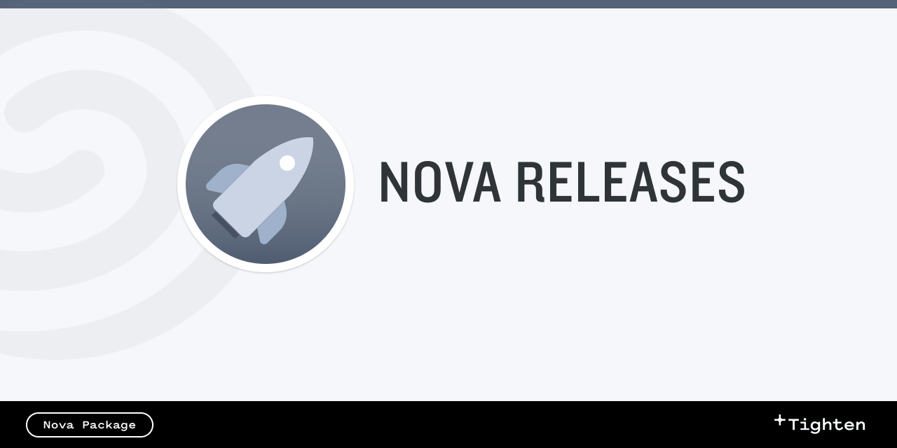 GitHub - tighten/nova-releases: A package to provide a card and a tool ...