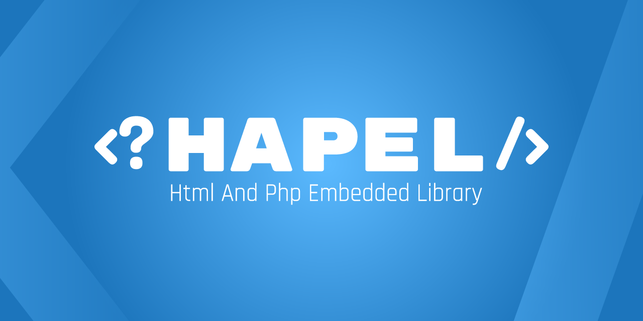 GitHub - mprograms/HAPEL: HAPEL is a PHP library that allows for rapid ...