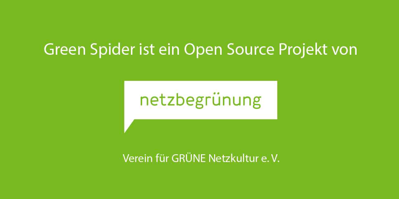GitHub - netzbegruenung/green-spider-api: Web service API für Green Spider