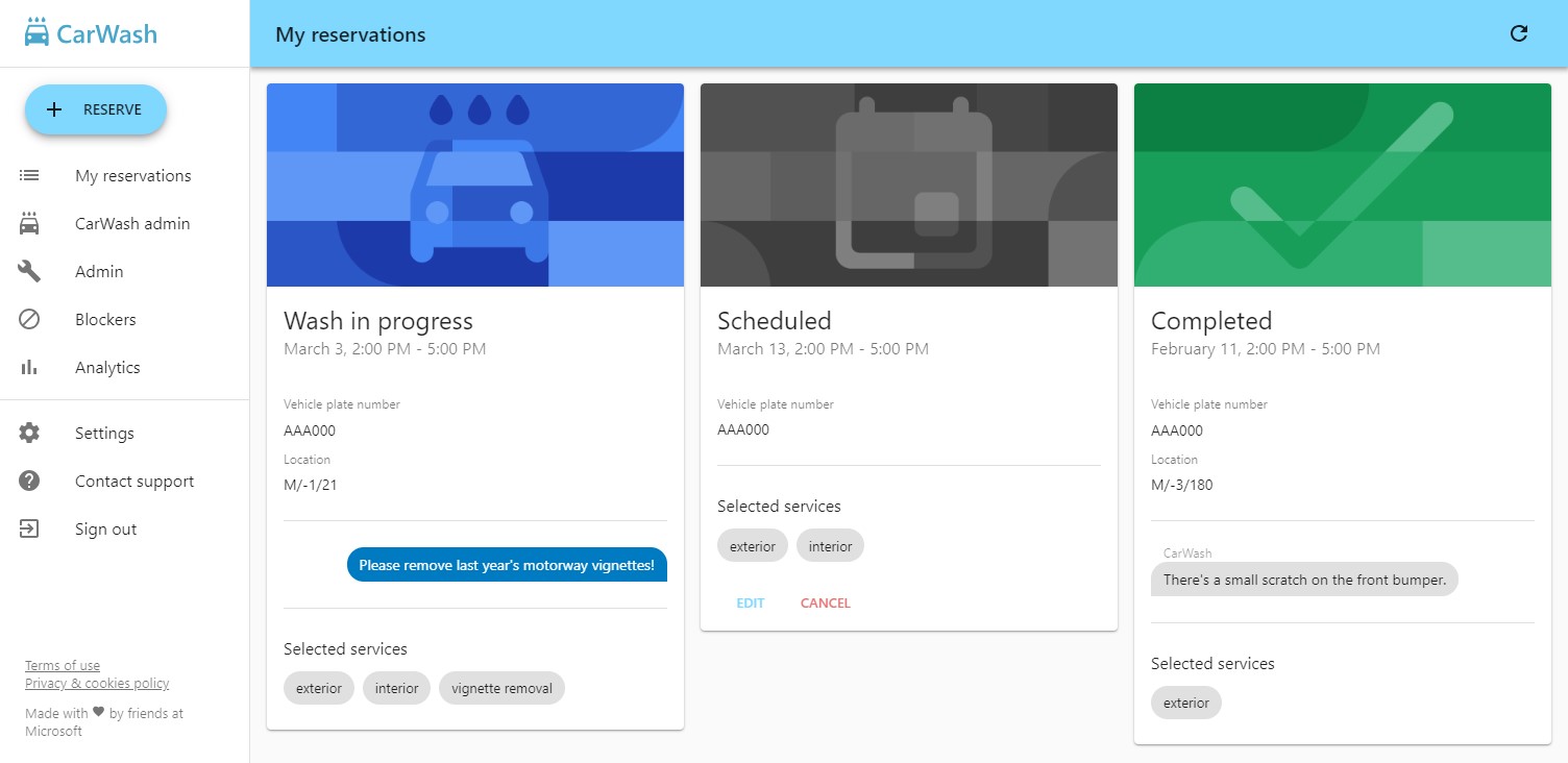 GitHub markszabo/carwash A demo app running in production