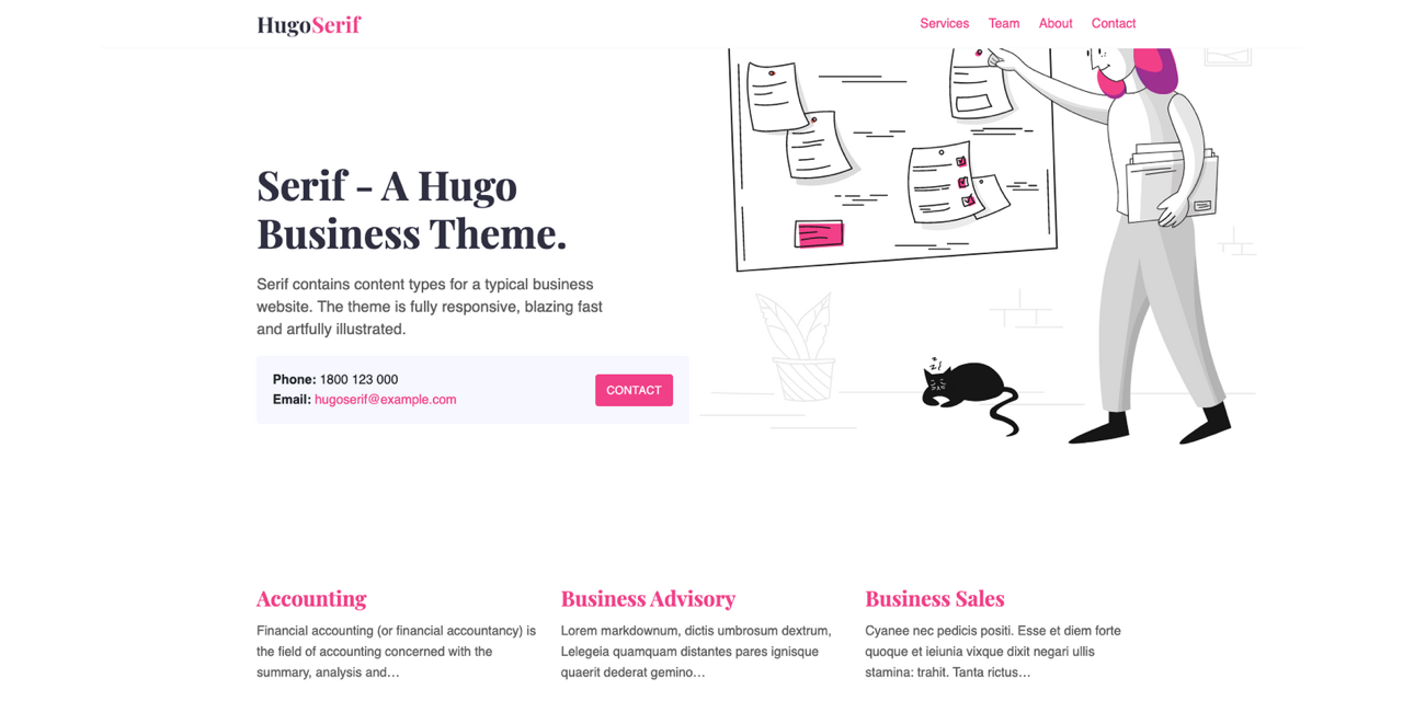 zerostaticthemes/hugo-serif-theme