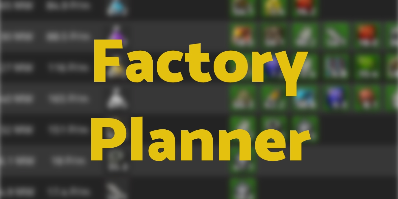 FactoryPlanner