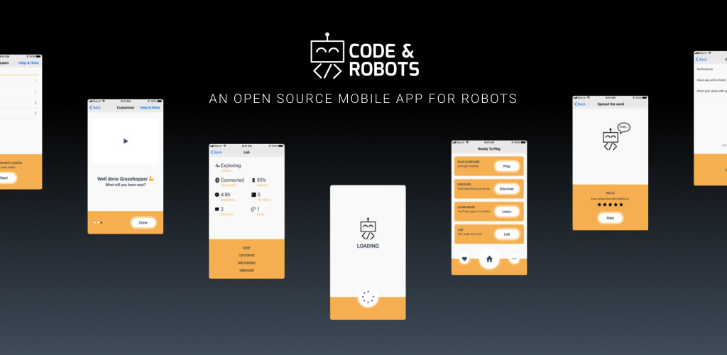 GitHub - codeandrobots/codeandrobots: An Open Source Mobile App ...