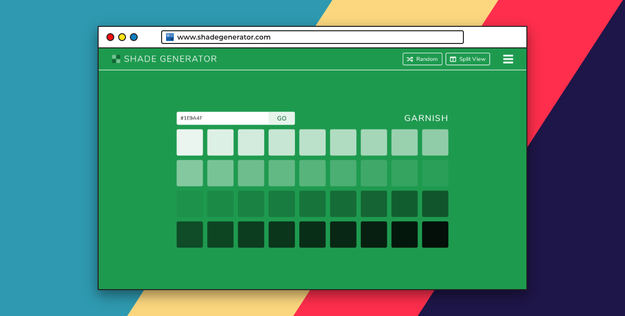 Color shades deals generator