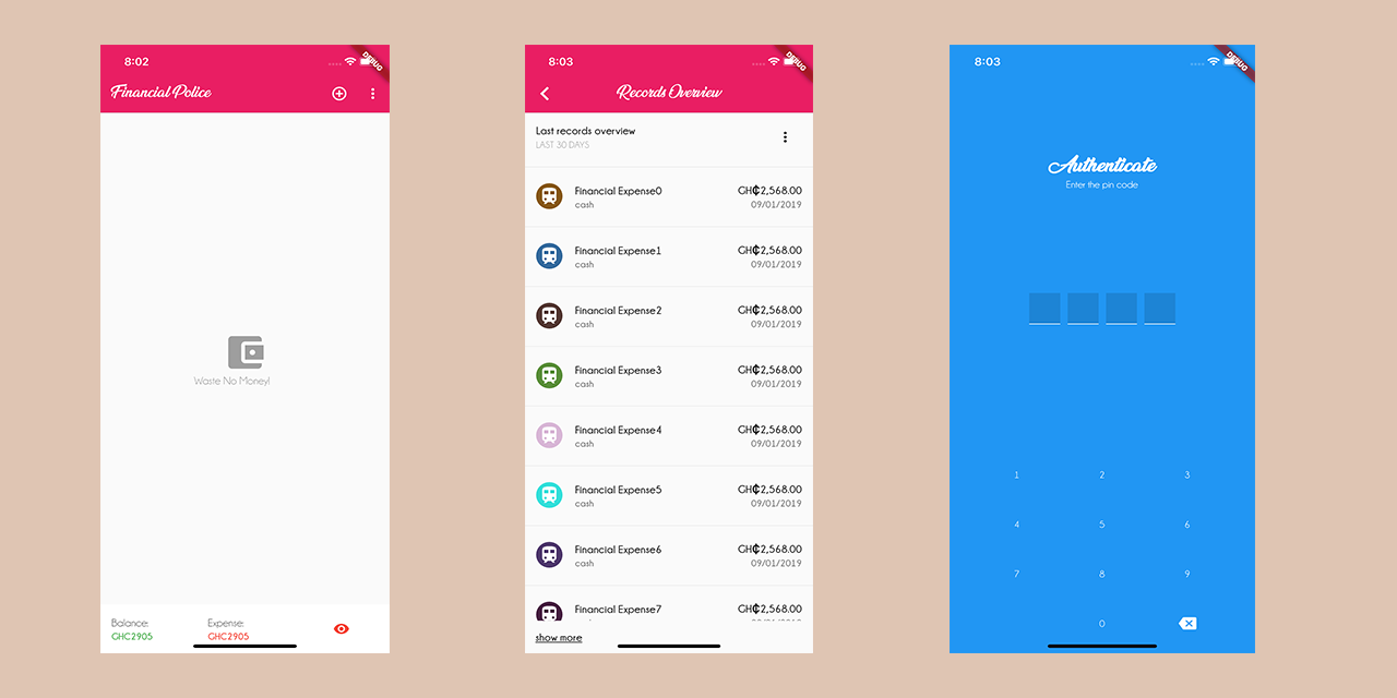 GitHub - iamEtornam/FinancialPolice: a flutter app use to track ...