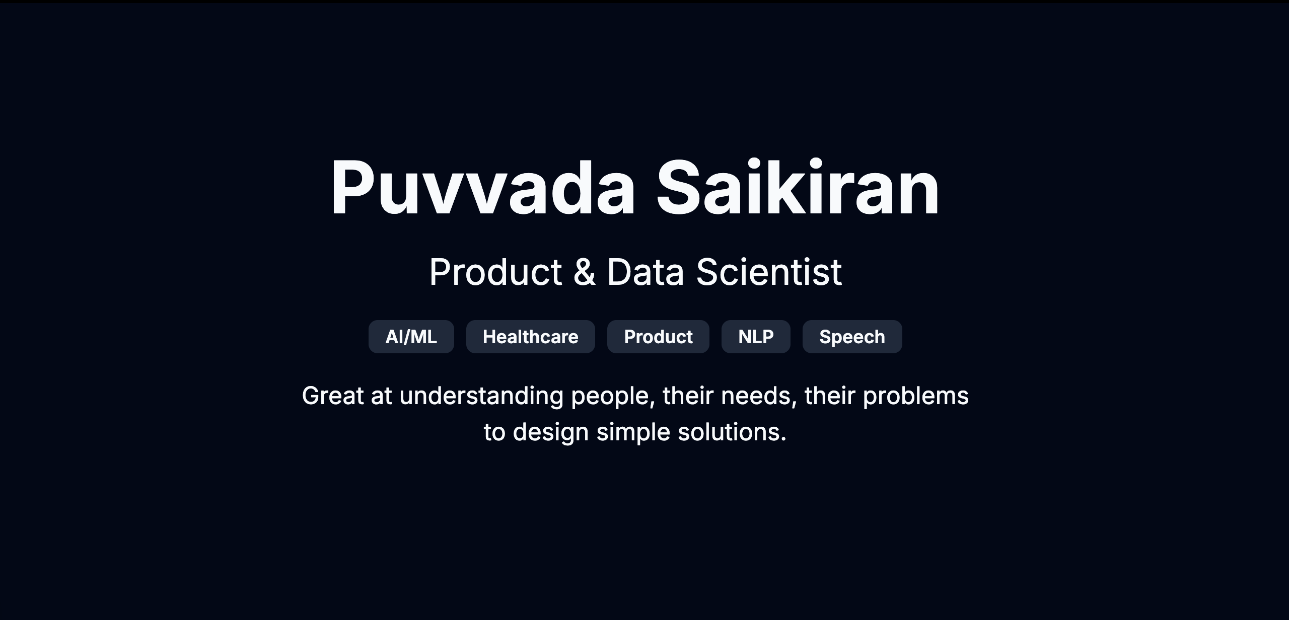 GitHub - puvvadasaikiran/puvvadasaikiran.github.io · GitHub