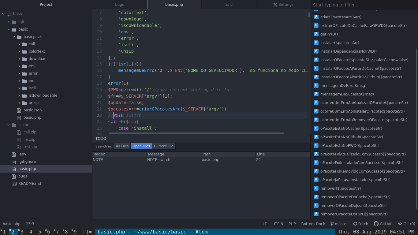 GitHub - basicpack/basic: Gerenciador de pacotes procedurais PHP