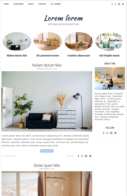 Blogger-Website-Template