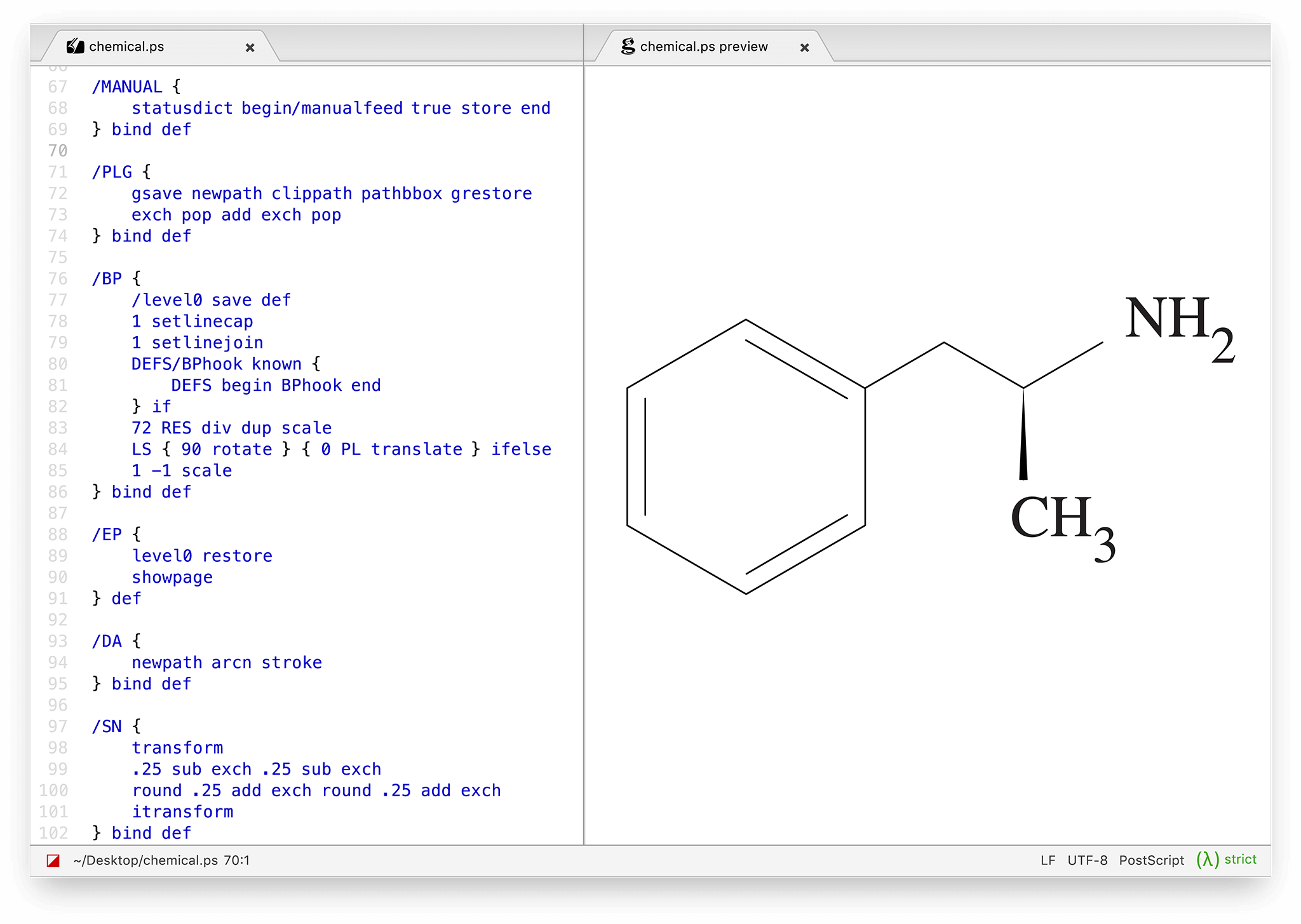 Atom-PostScript