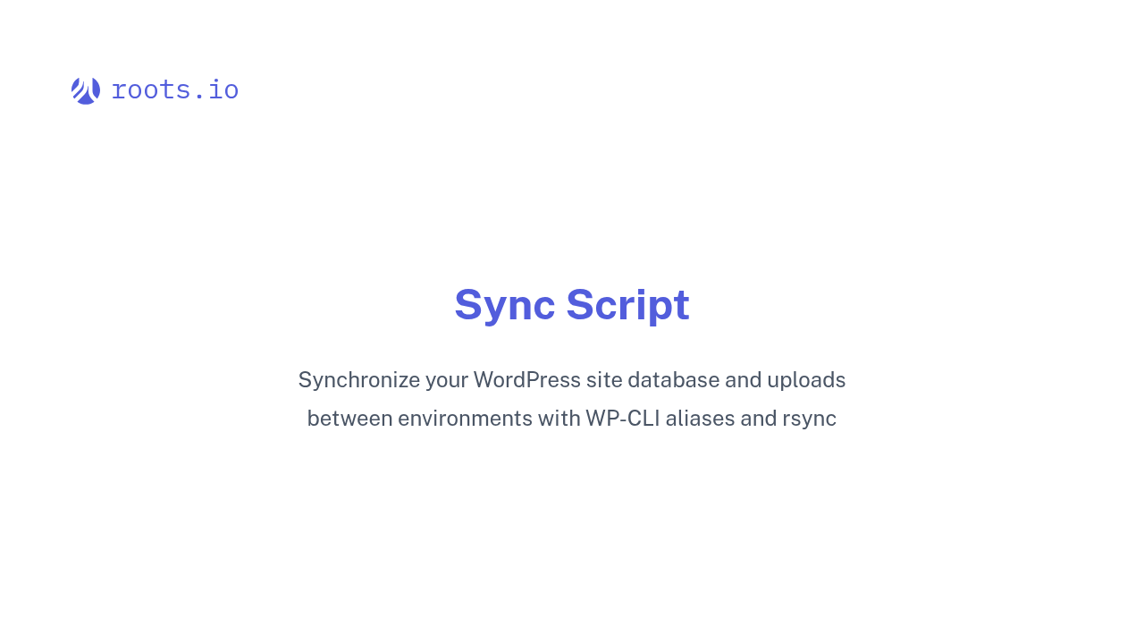 sync-script