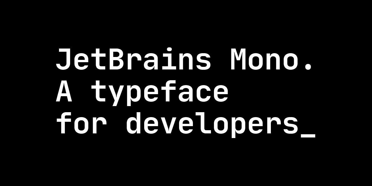 JetBrains Mono is available as a standalone download, and is also bundled in all JetBrains IDEs. Discover more font features & design on its web p