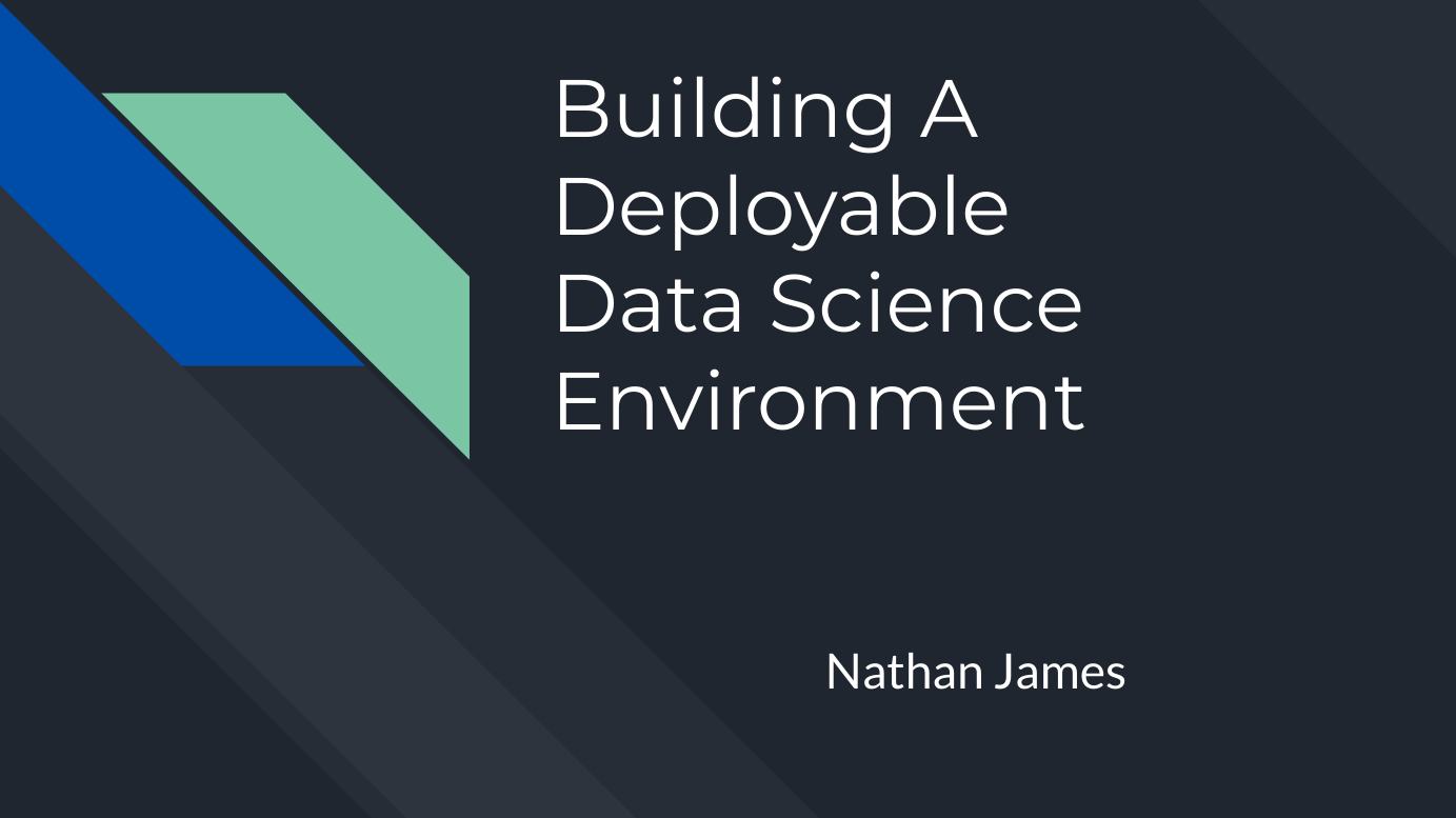 GitHub - mosqueteiro/scalable_DS_envs: Building scalable data science ...
