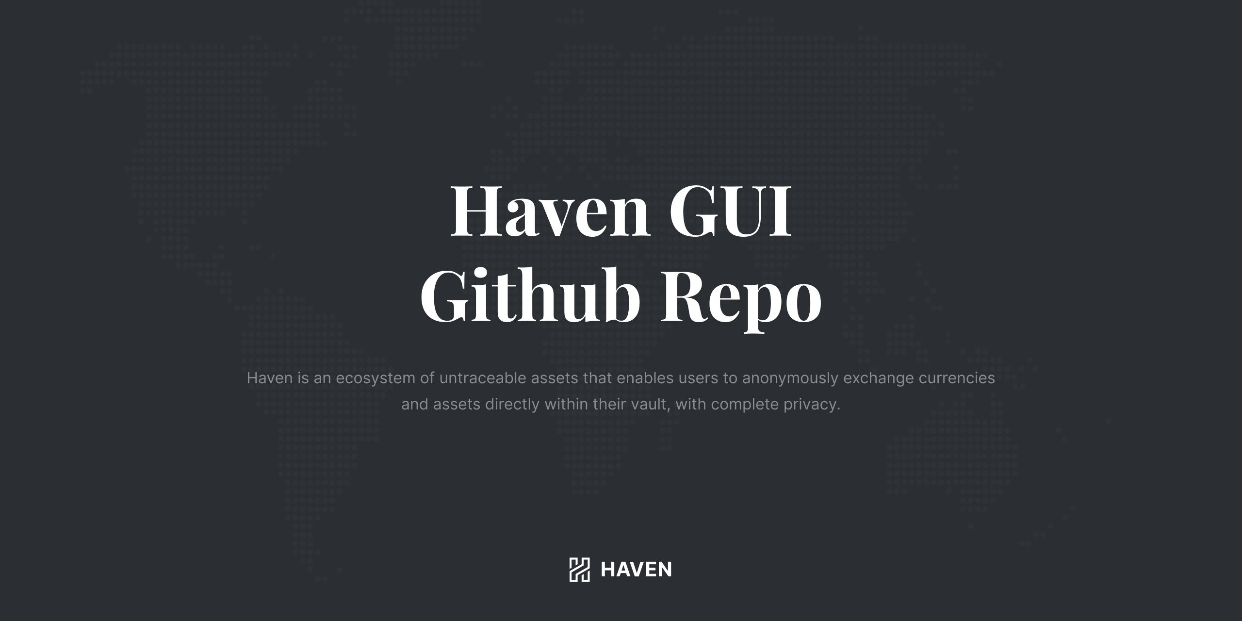 GitHub - haven-protocol-org/haven-gui: GUI Wallet for Haven · GitHub