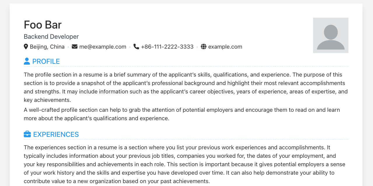 online-resume