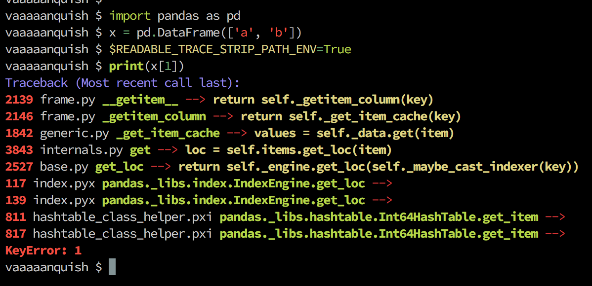GitHub - vaaaaanquish/xontrib-readable-traceback: xonsh readable ...