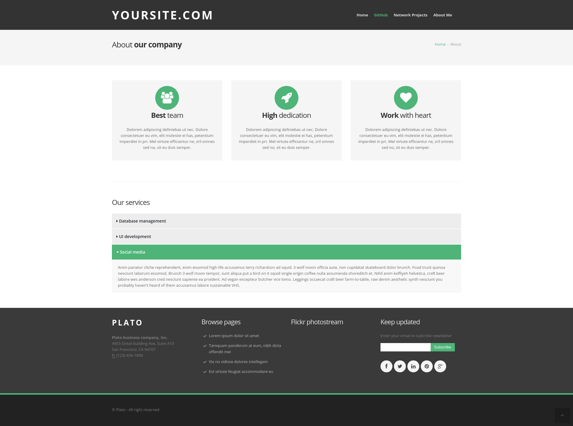 GitHub - gregsoares/AgencyTemplate: React Template - Plug-and-play ...