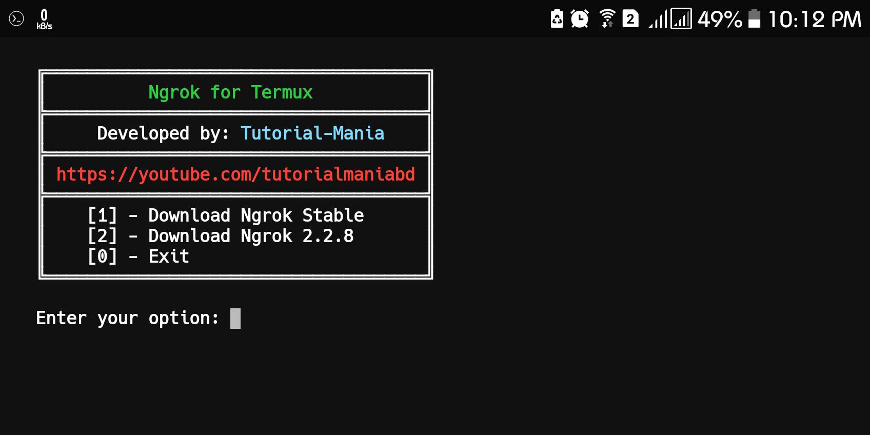 GitHub - Tutorial-Mania/ngrok-for-termux