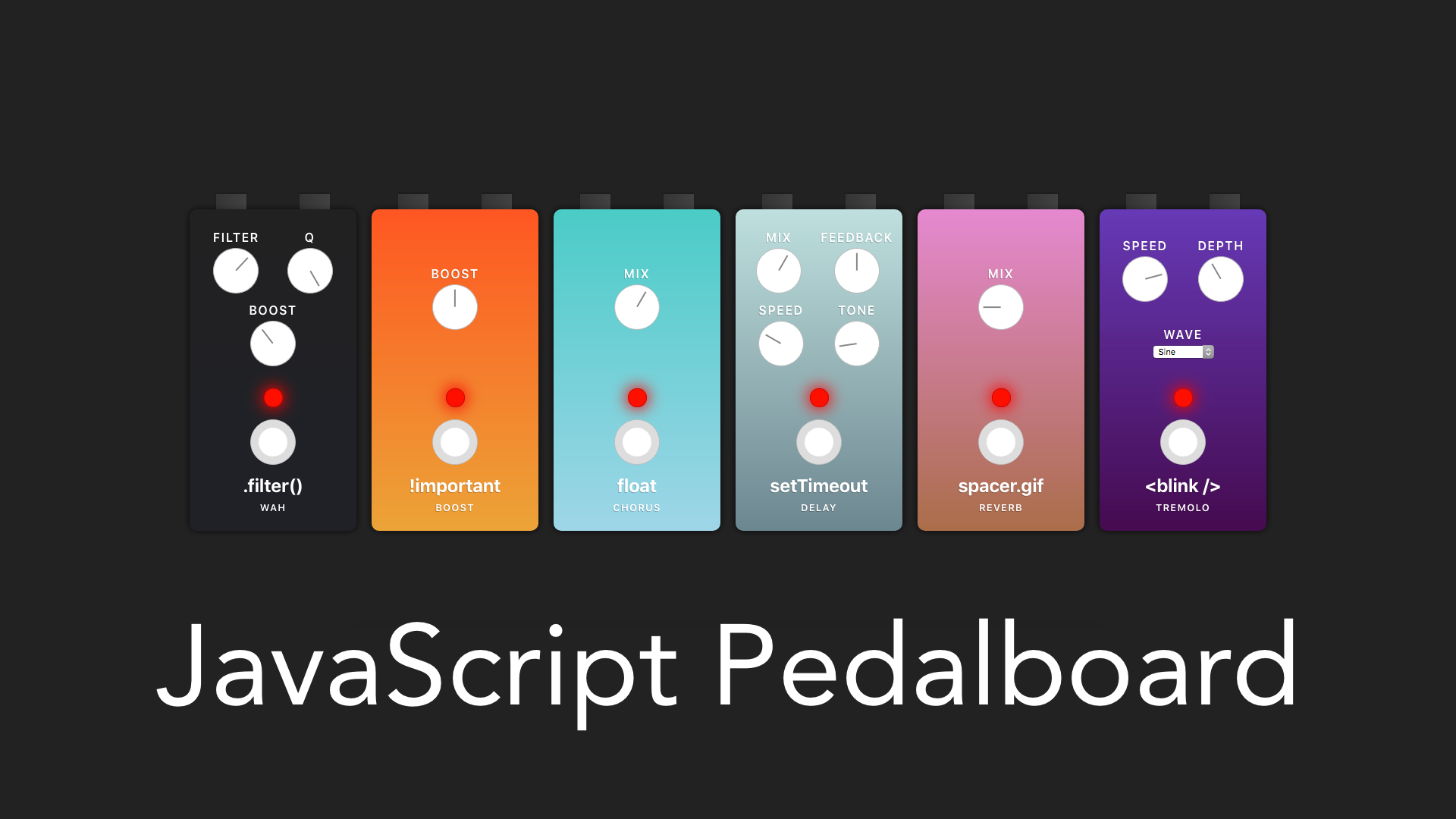 GitHub trys/pedalboard JS Pedalboard