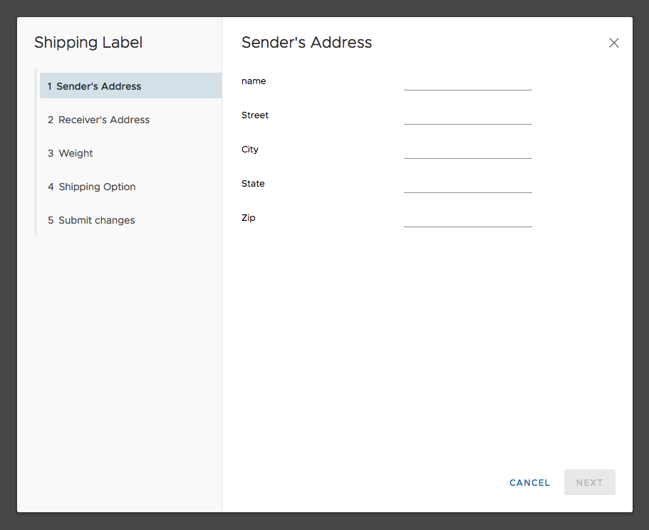 GitHub asachan2707/Shippinglabel Sender and receiver address