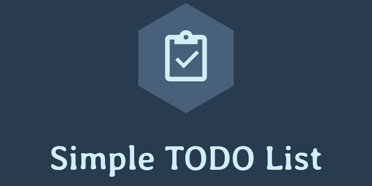 GitHub - progfay/simple-todo-list: Simple TODO List Application
