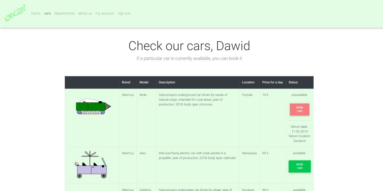 GitHub - dawidkujawa/car-rental-app: Application for car rentals ...