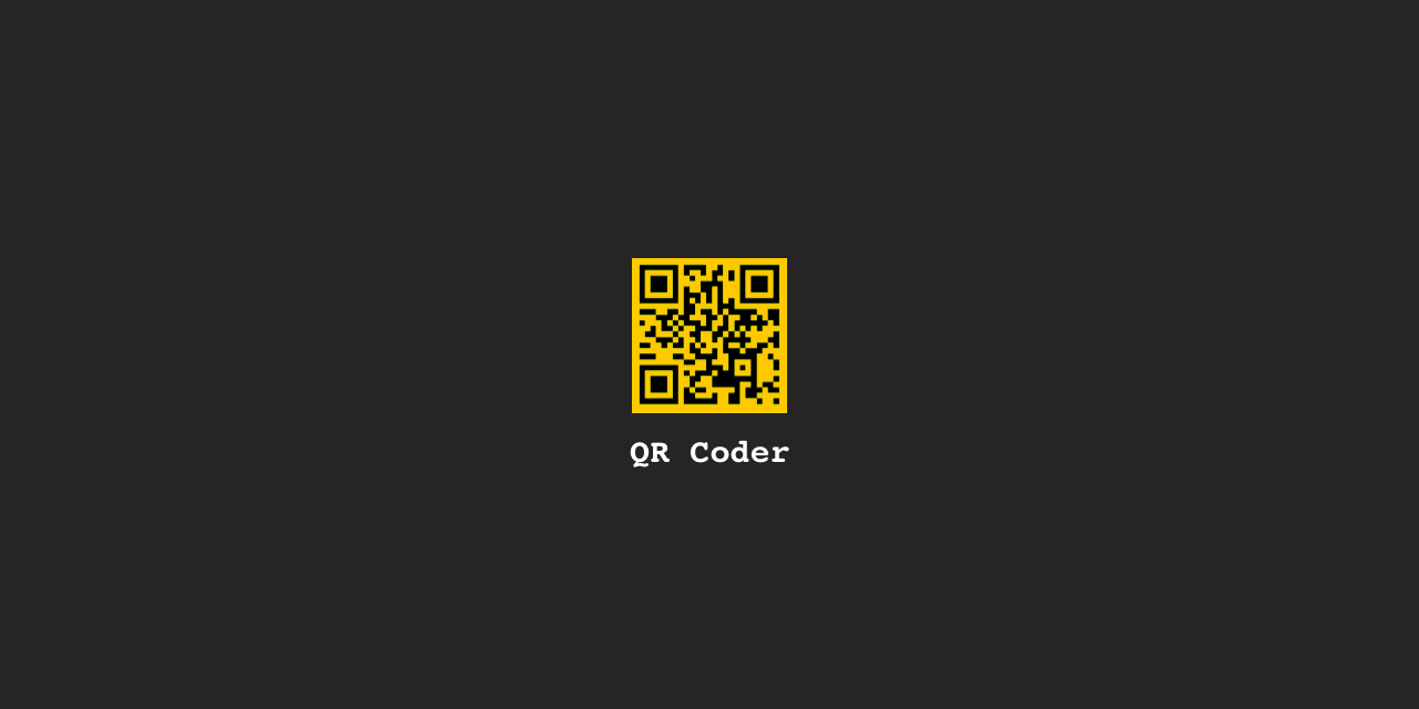 GitHub - tufucheung/QR-Coder: A QR code generator as a Chrome extension.