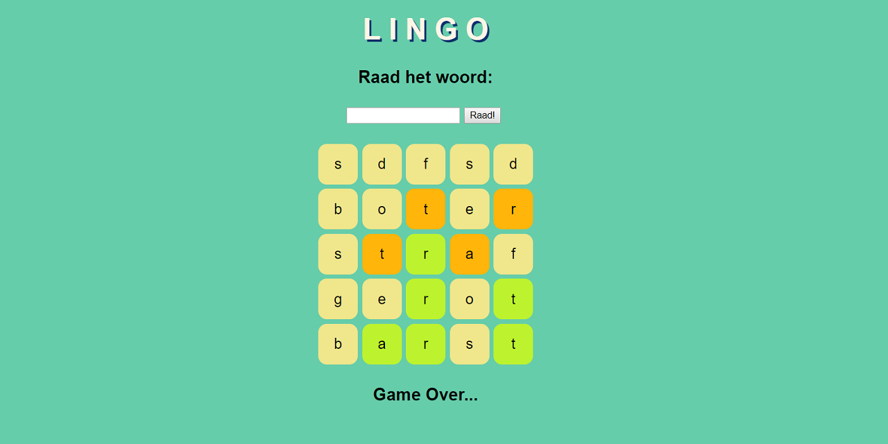 GitHub - JaccoGritter/LingoPHP: Lingo · GitHub