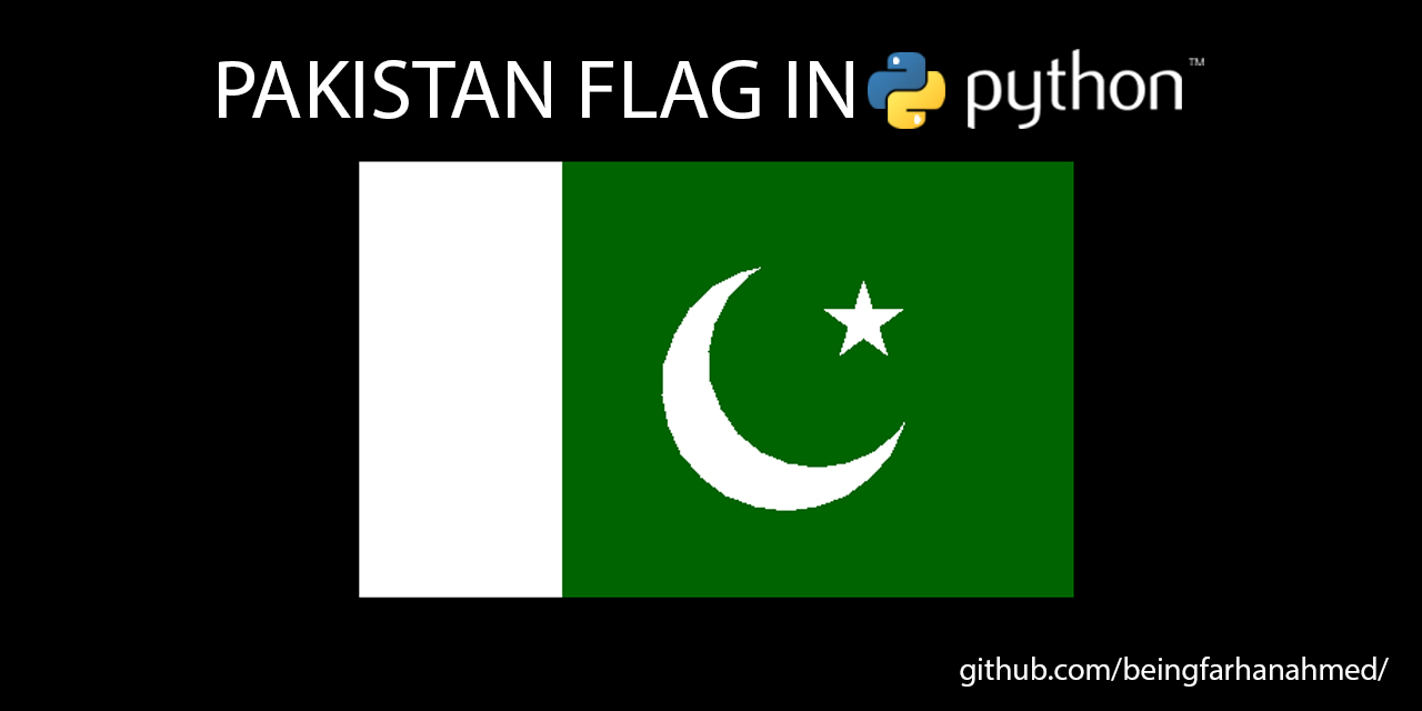 Pakistan-Flag-Python