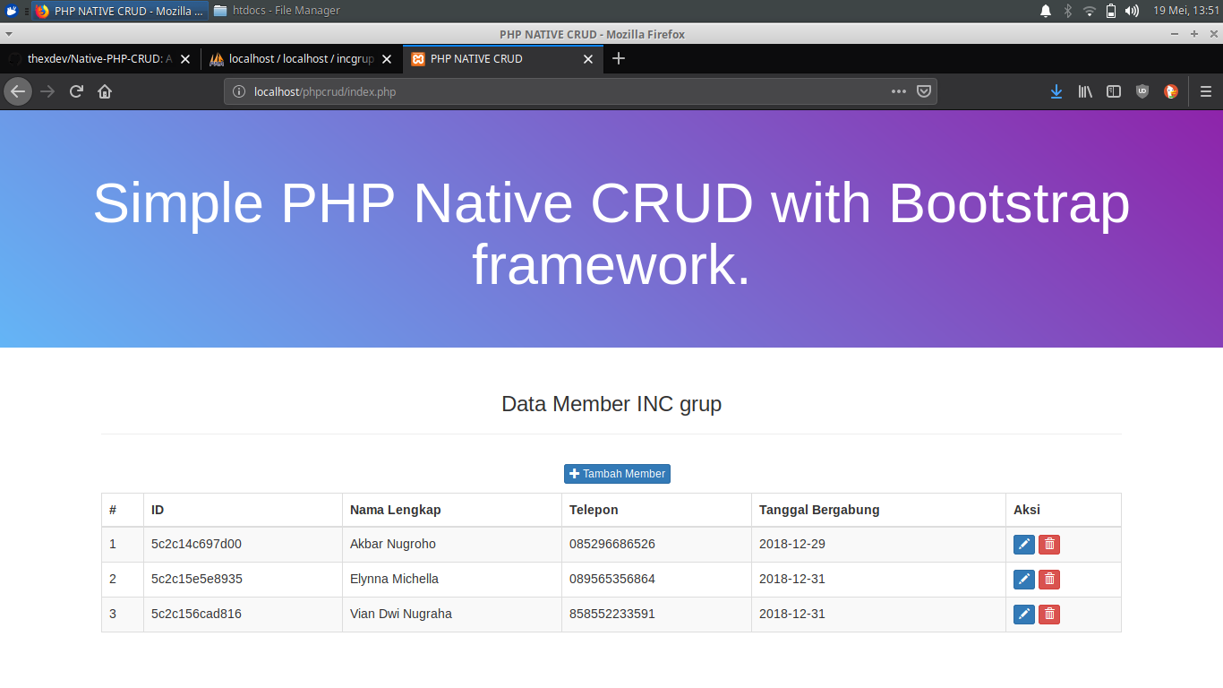 Account index php. Нативный php против фреймворк.