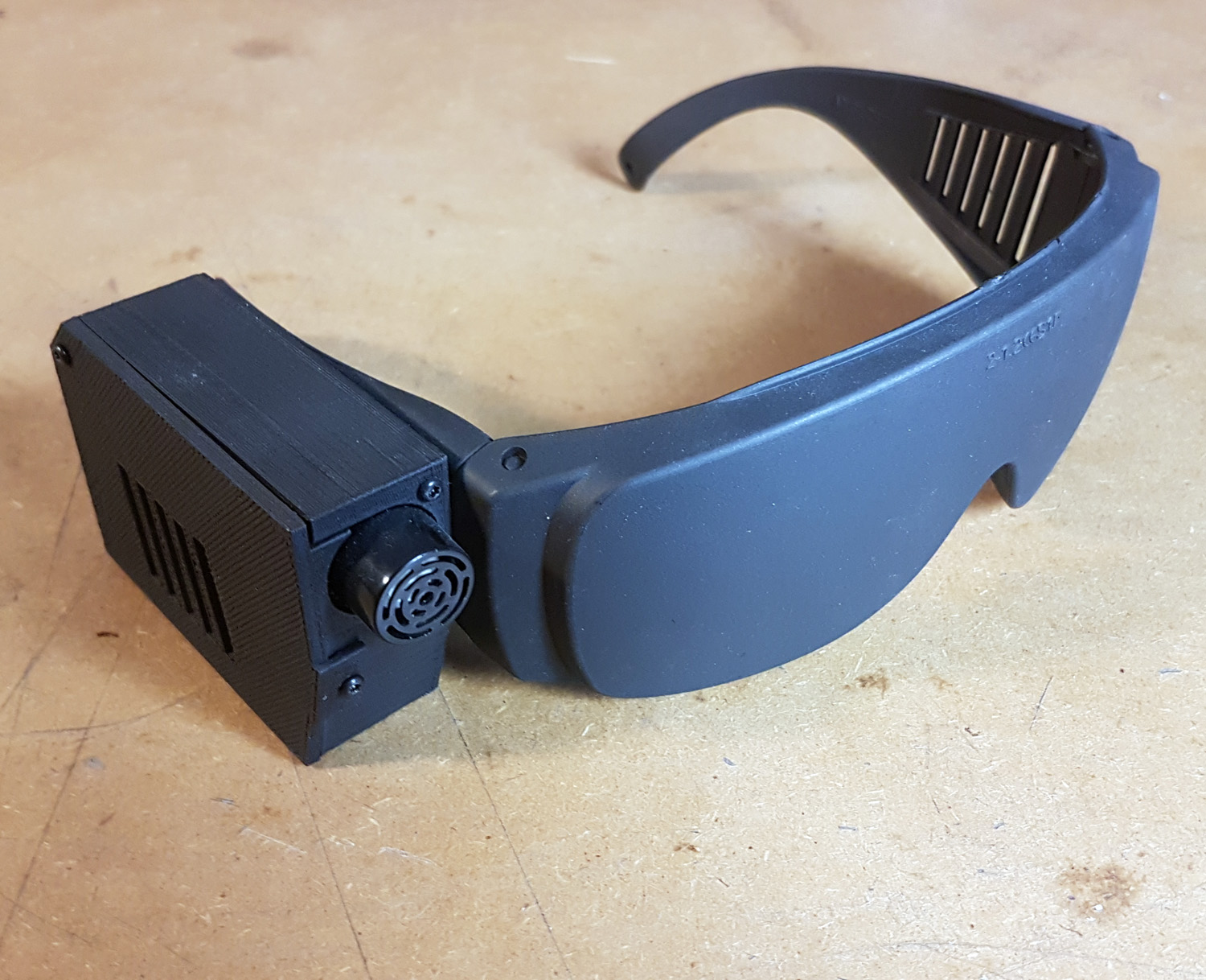 GitHub tolgaozuygur ultrasonic glasses An electronic glasses extension that turns distance data into sound to help visually impaired navigate
