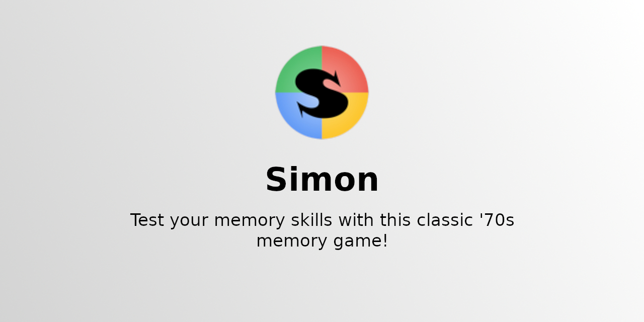 GitHub - WesleyBranton/Simon: Test your memory skills with this classic ...