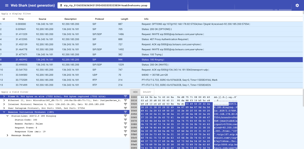 QXIP/webshark