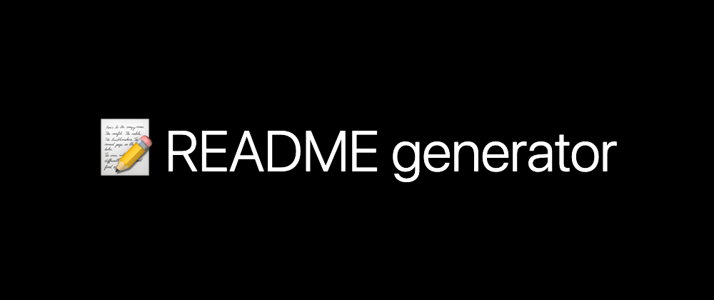 README-MD-GENERATOR